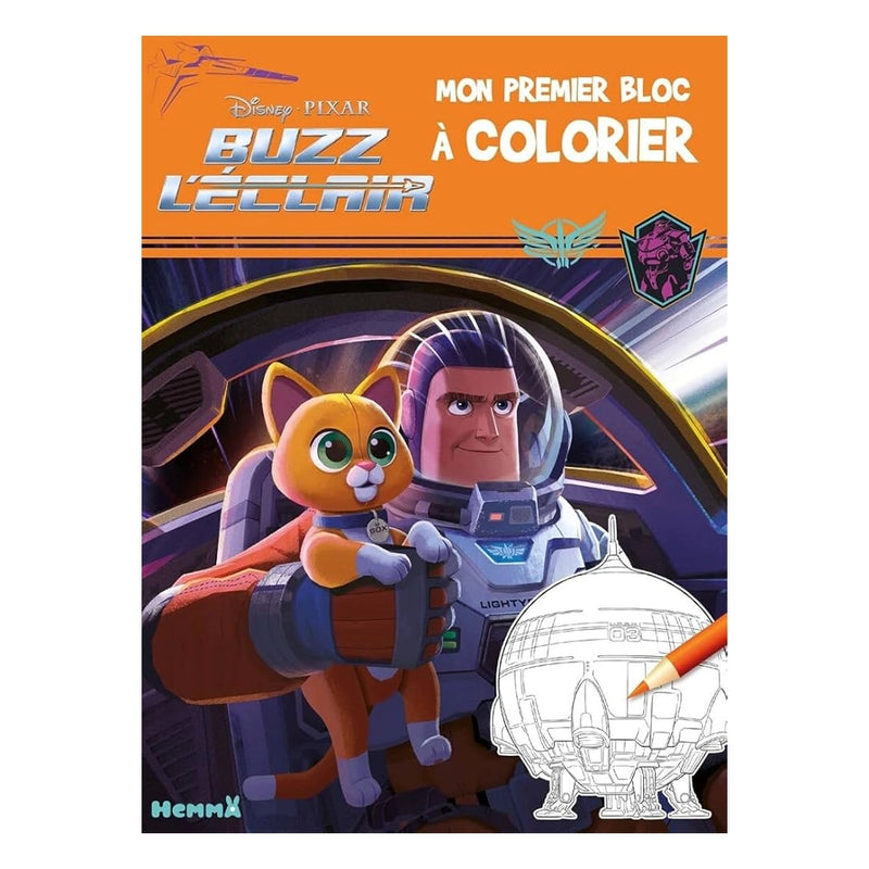 Mi primer bloc para colorear de Buzz Lightyear