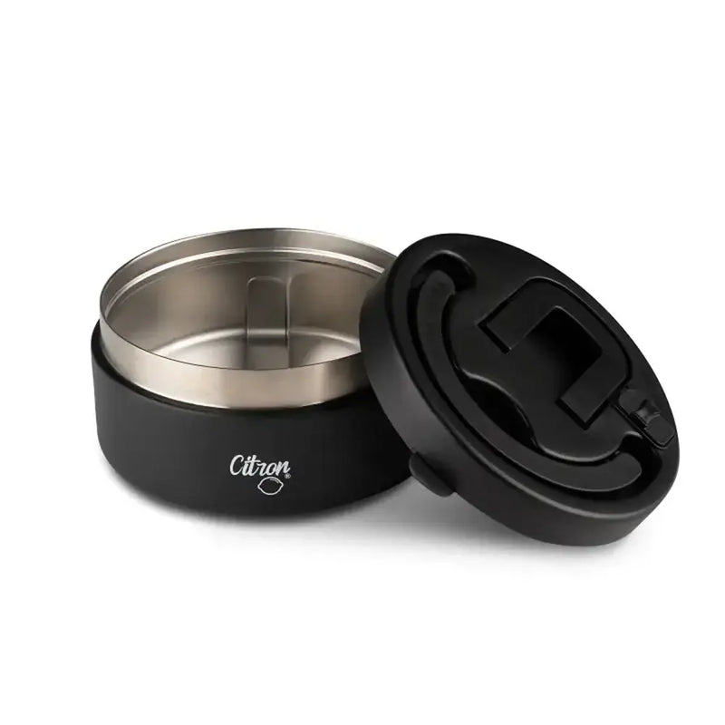 Citron Stainless Steel Food Thermos 400ml - Black