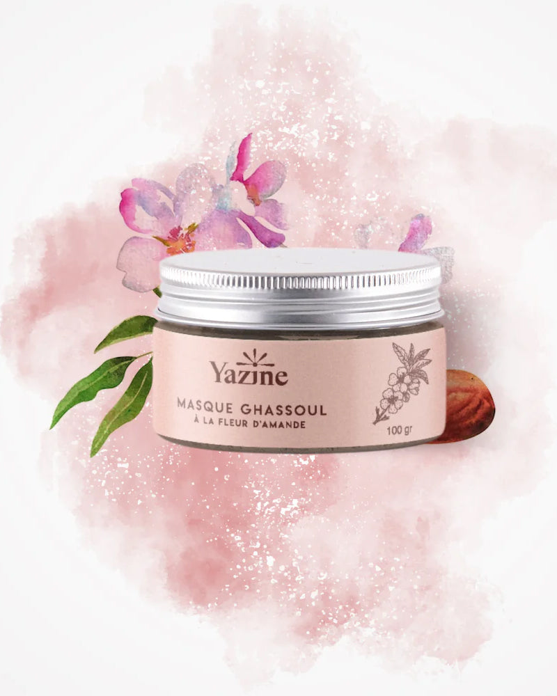 Yazine Ghassoul Almond Blossom Mask - 100g