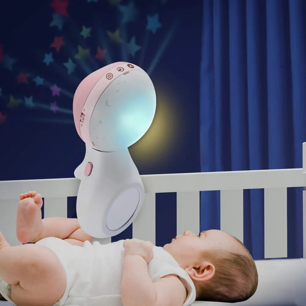 Infantino Projecteur Musical Mobile 3 en 1 – Rose