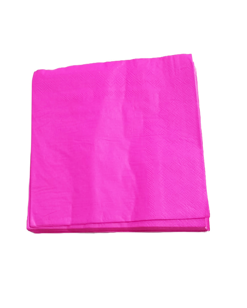 Pack Des Serviettes - Rose Fushia