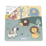 Viga Toys PolarB Puzzle Plat avec Poignées Animaux 18M+