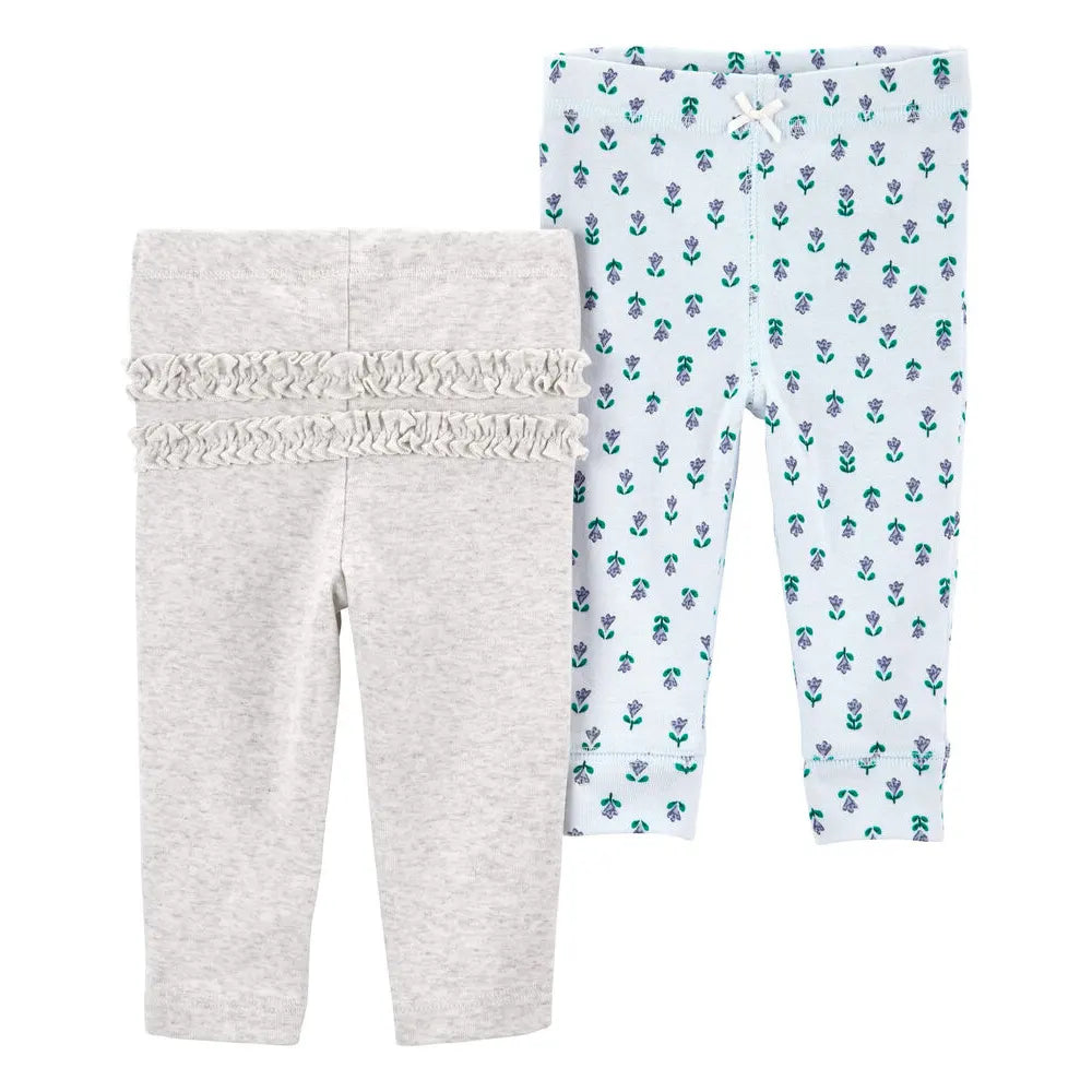Lot de 2 Leggings à Enfiler Carter's - Floral