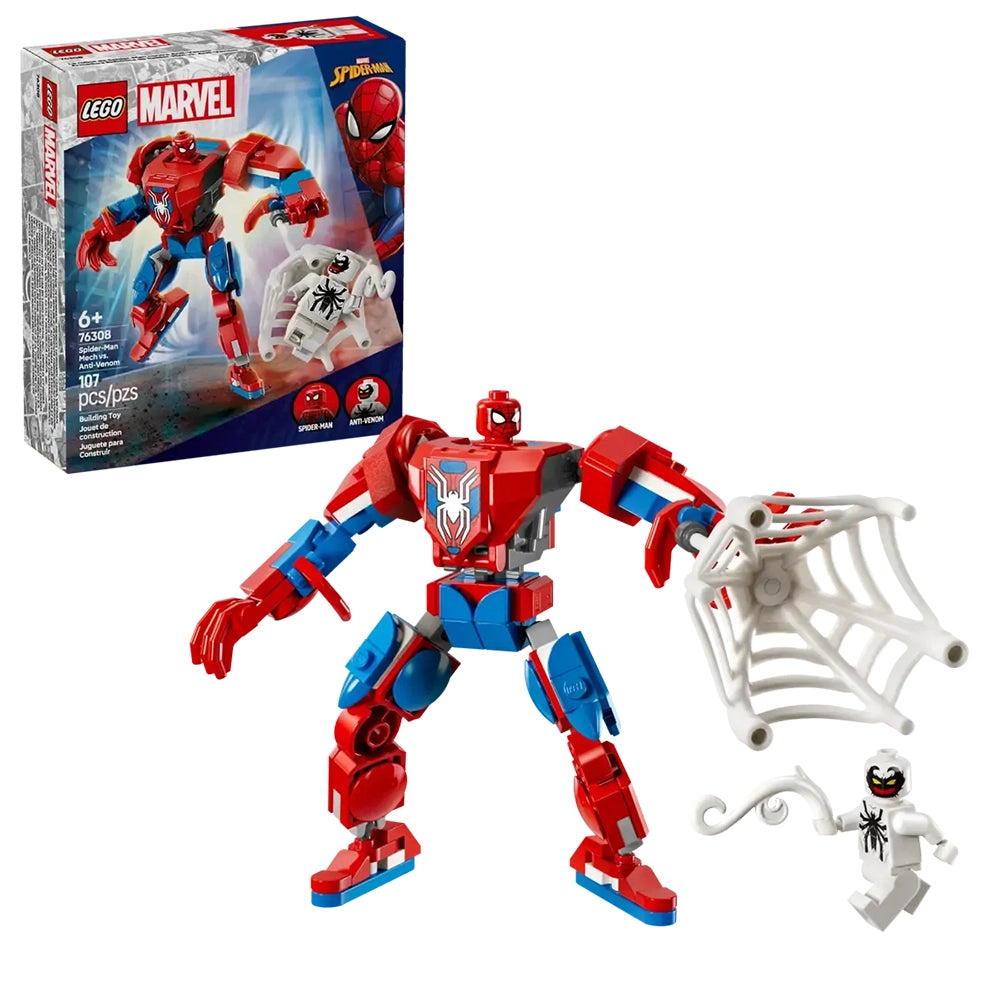 Lego Spider-Man Mech vs. Anti-Venom 6A+
