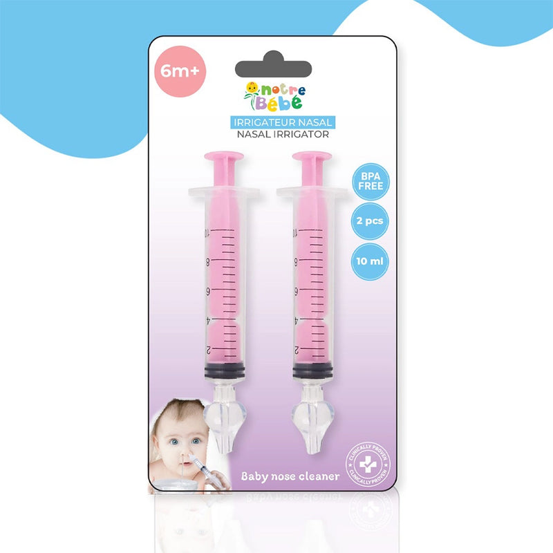 Our Baby Pack de 2 jeringas nasales - Rosa