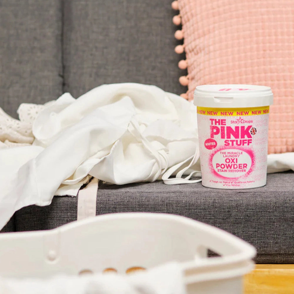 The Pink Stuff Détachant en Poudre OXI MIRACLE pour le Linge Blanc - 1Kg