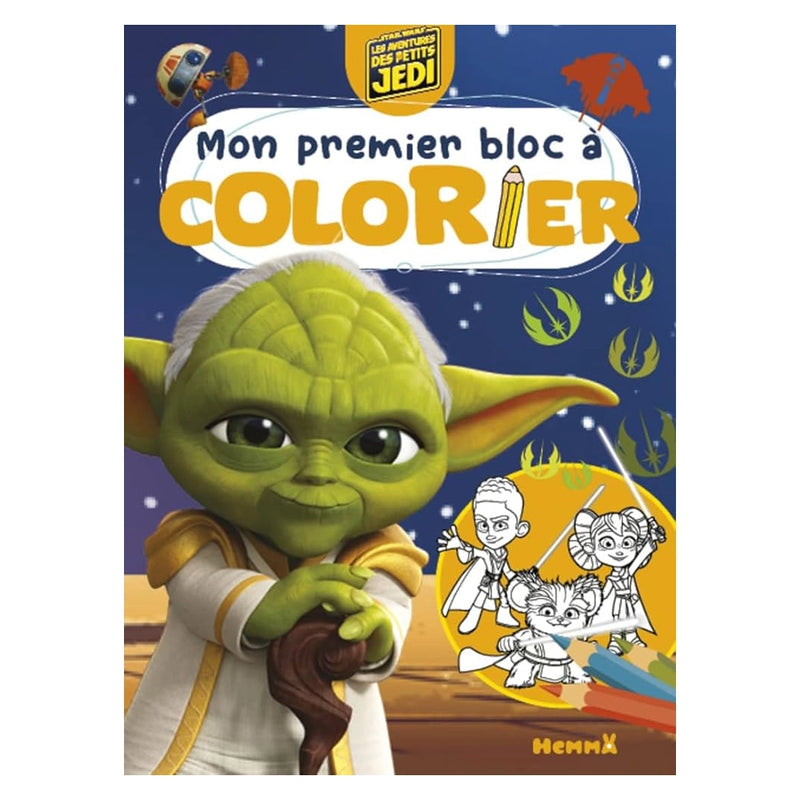 Mi primer bloc para colorear de Star Wars: Aventuras de Jóvenes Jedi
