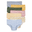 Lot de 7 culottes stretch fille - Floral/Cœurs