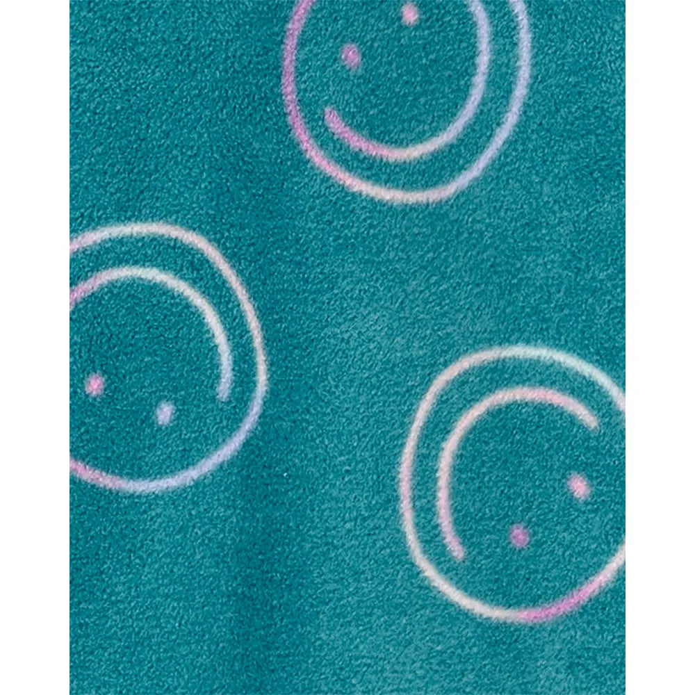 Grenouillère polaire 1 pièce enfant à motif smiley