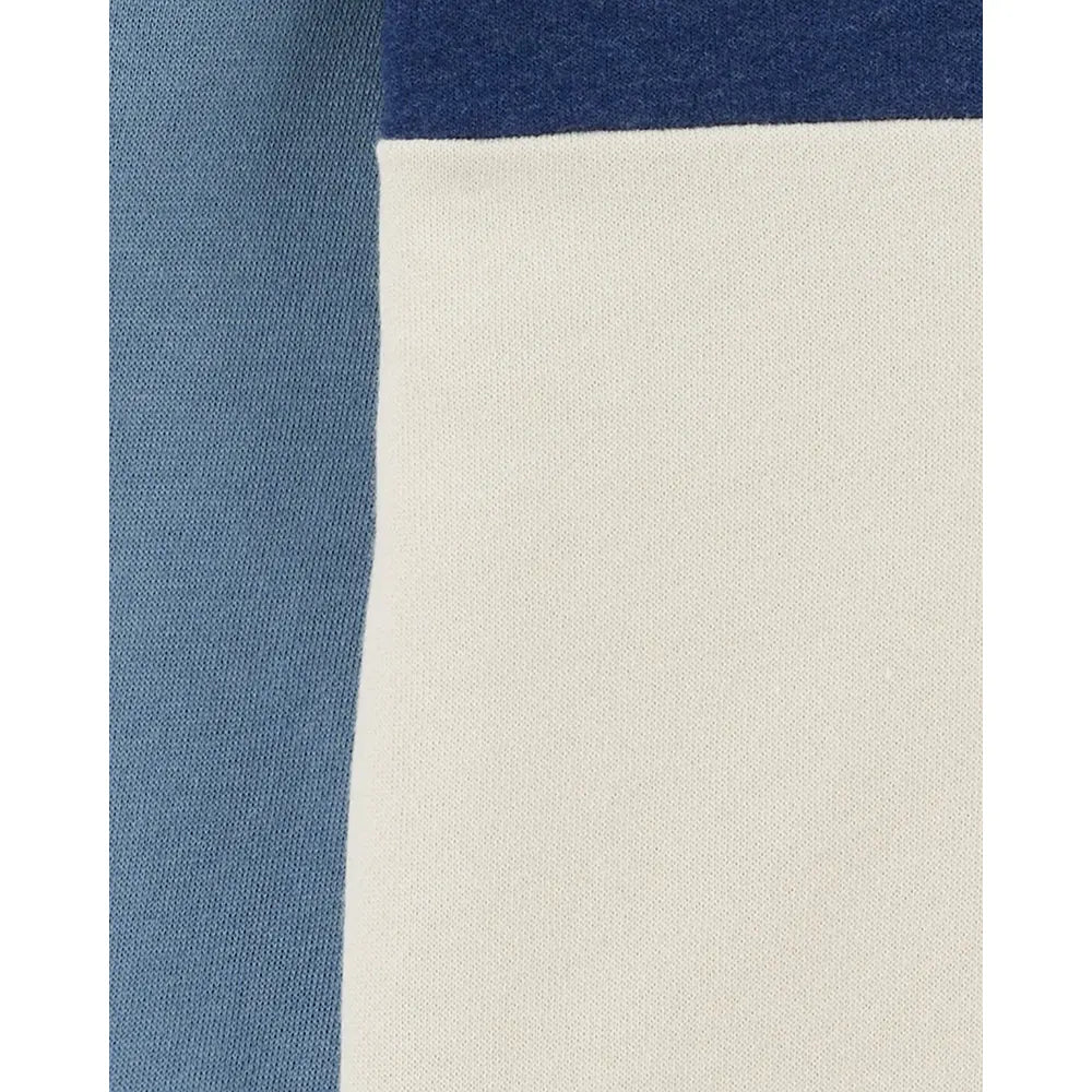 Sweat-shirt enfant color block en polaire