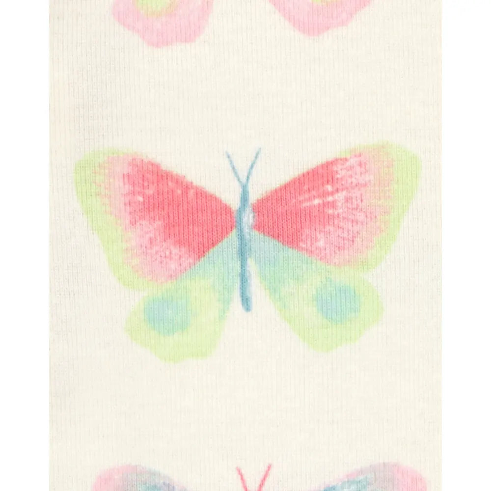 Pyjama 4 pièces papillon fille - 100% Coton