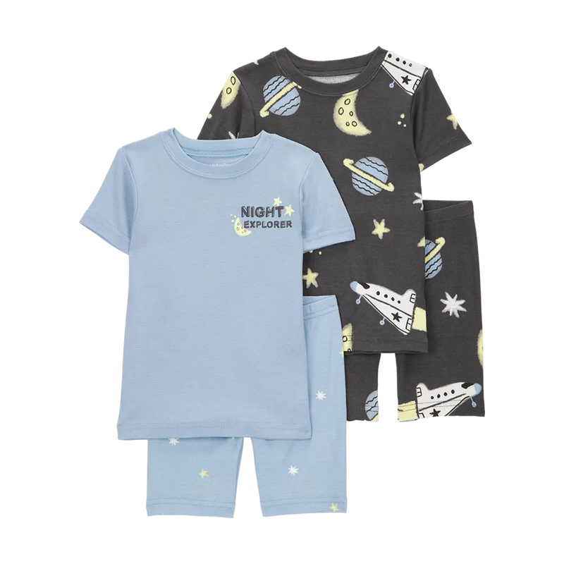 Carter's Boy's 4-Piece Pajamas - Space