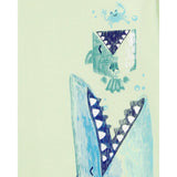 Pyjama 4 pièces requin garçon - 100% Coton