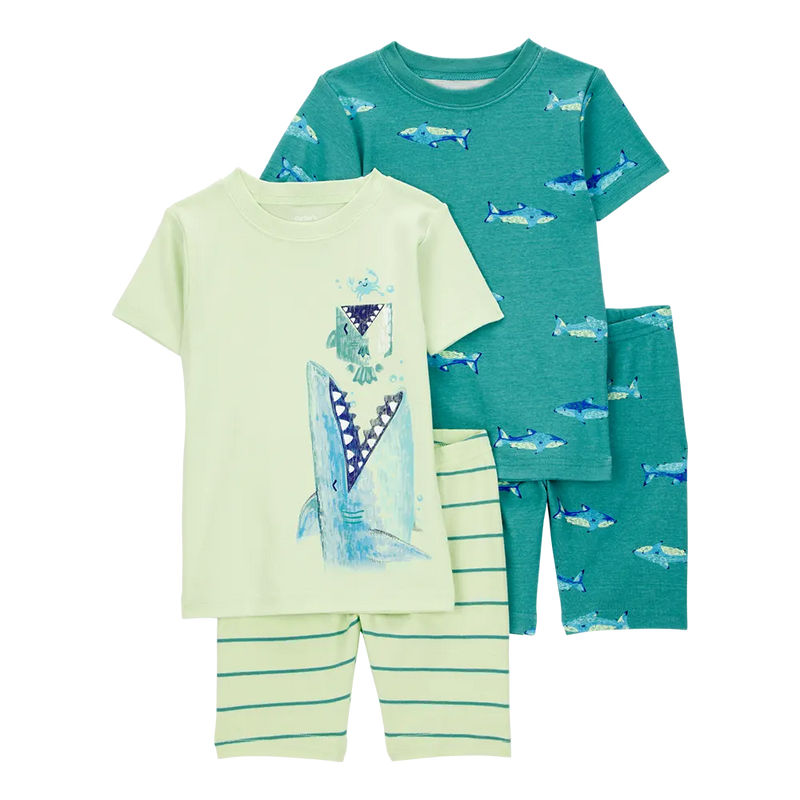 Carter's Boy's 4-Piece Pajamas - Shark