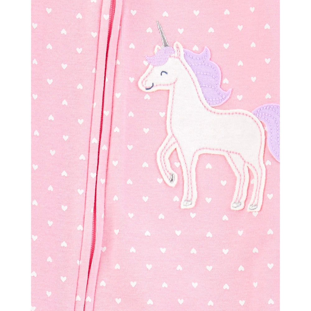 Carter's Baby Girl Cotton Sleep & Play - Unicorn