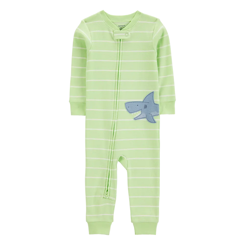 Carter's Boy's Footless Cotton Sleeper - Shark