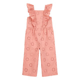 Combinaison à volants en broderie anglaise fille