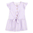 Robe-chemise rayée à imprimé citron pour fille
