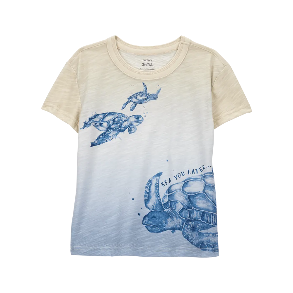 T-shirt tortue à manches courtes garçon