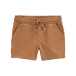 Short en molleton à enfiler garçon - Marron