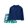 Ensemble maillot de bain anti-UV tropical garçon