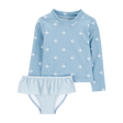 Ensemble maillot de bain anti-UV 2 pièces fille