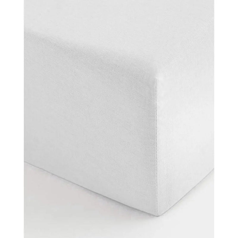 Bambidou Drap Housse Blanc 90x200 cm
