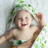 Tiny Twinkle Hooded Towel Set - Cactus