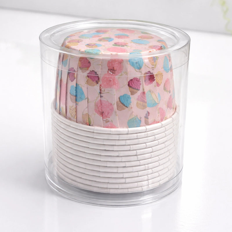 Molde de Papel para Cupcakes x12 - Pastel