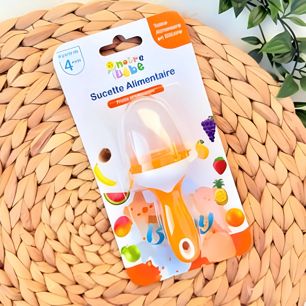 Notre Bebe Sucette Alimentaire Fruits & Légumes +4m premier âge - Orange