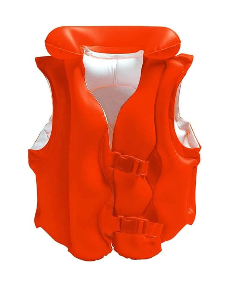Chaleco de playa con cuello Intex Deluxe - Naranja