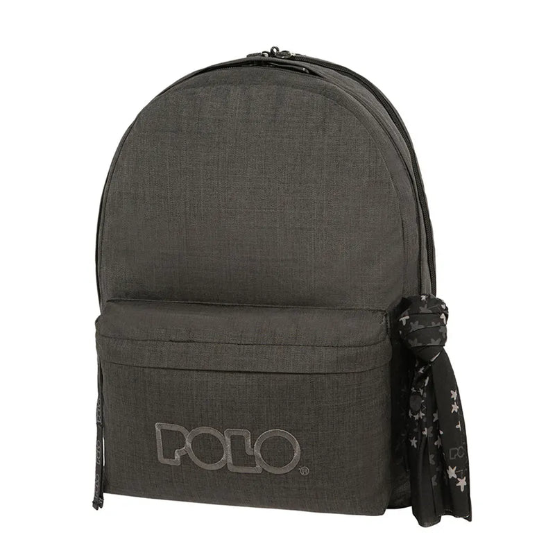 Polo Double Pocket Backpack - Gray