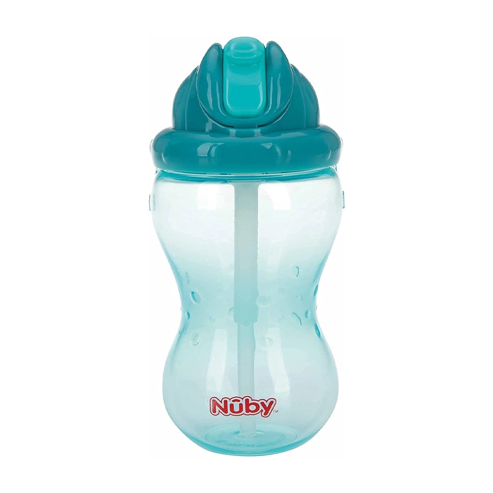 Nûby Gobelet à Paille Anti-Goutte Flip-It 300ml 12M+ - Vert