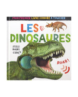 Mon premier livre sonore à toucher : les dinosaures