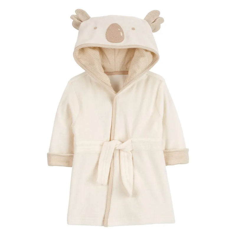 Albornoz con capucha Carter's Terry - Koala Ivory