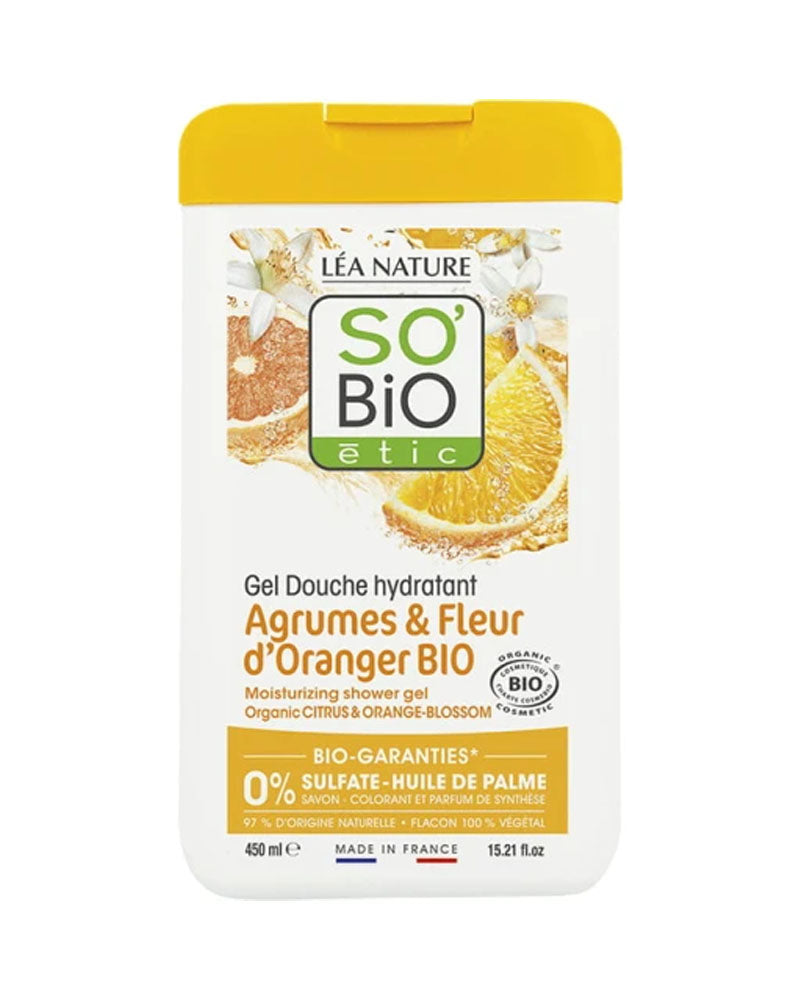 So Bio Gel Douche Agrumes Fleurs d'Oranger - 450ml