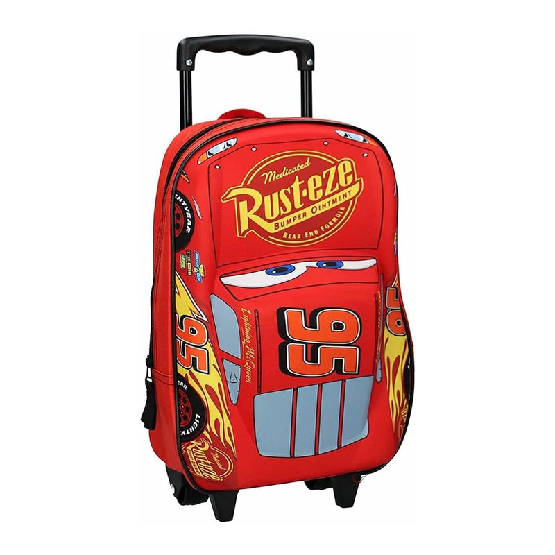 Vadobag Mochila 3D con Ruedas para Preescolar Cars 3 Piston