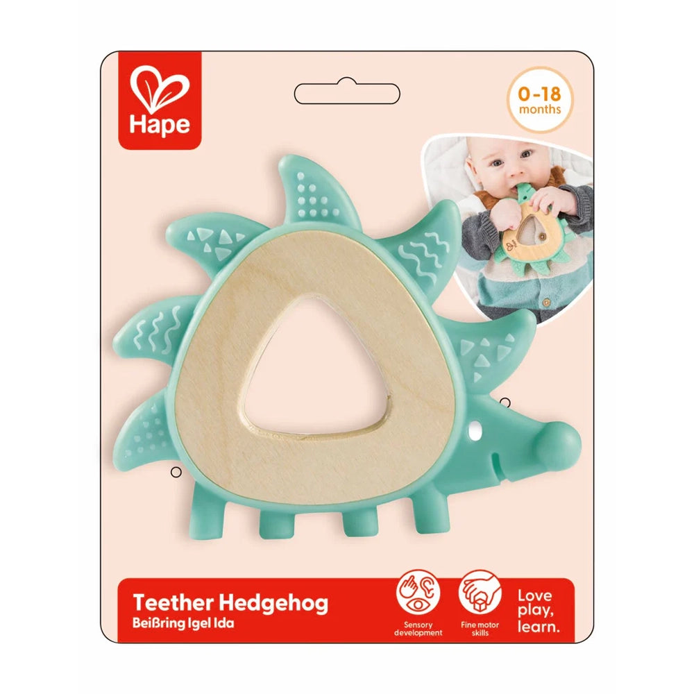Hape Hedgehog Teething Ring 0-18M