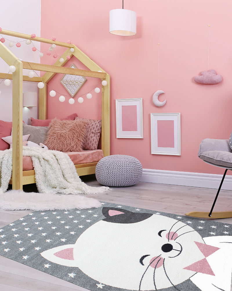 Alfombra KID'S COL Rosa 80x150 cm