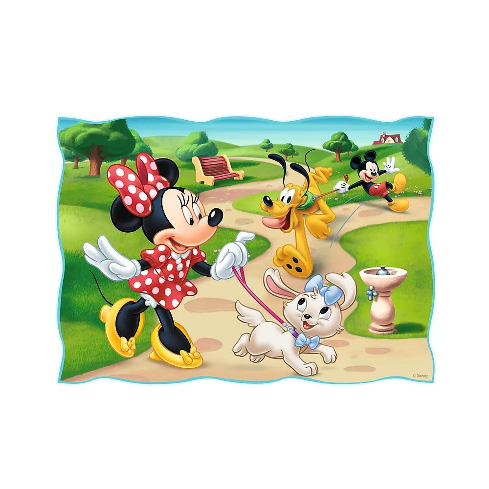 Trefl Puzzle 4en1 La belle Journée de Mickey Mouse - 4A+