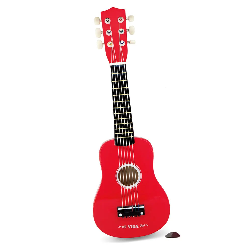 Viga Toys Guitar en Bois Rouge 3A+