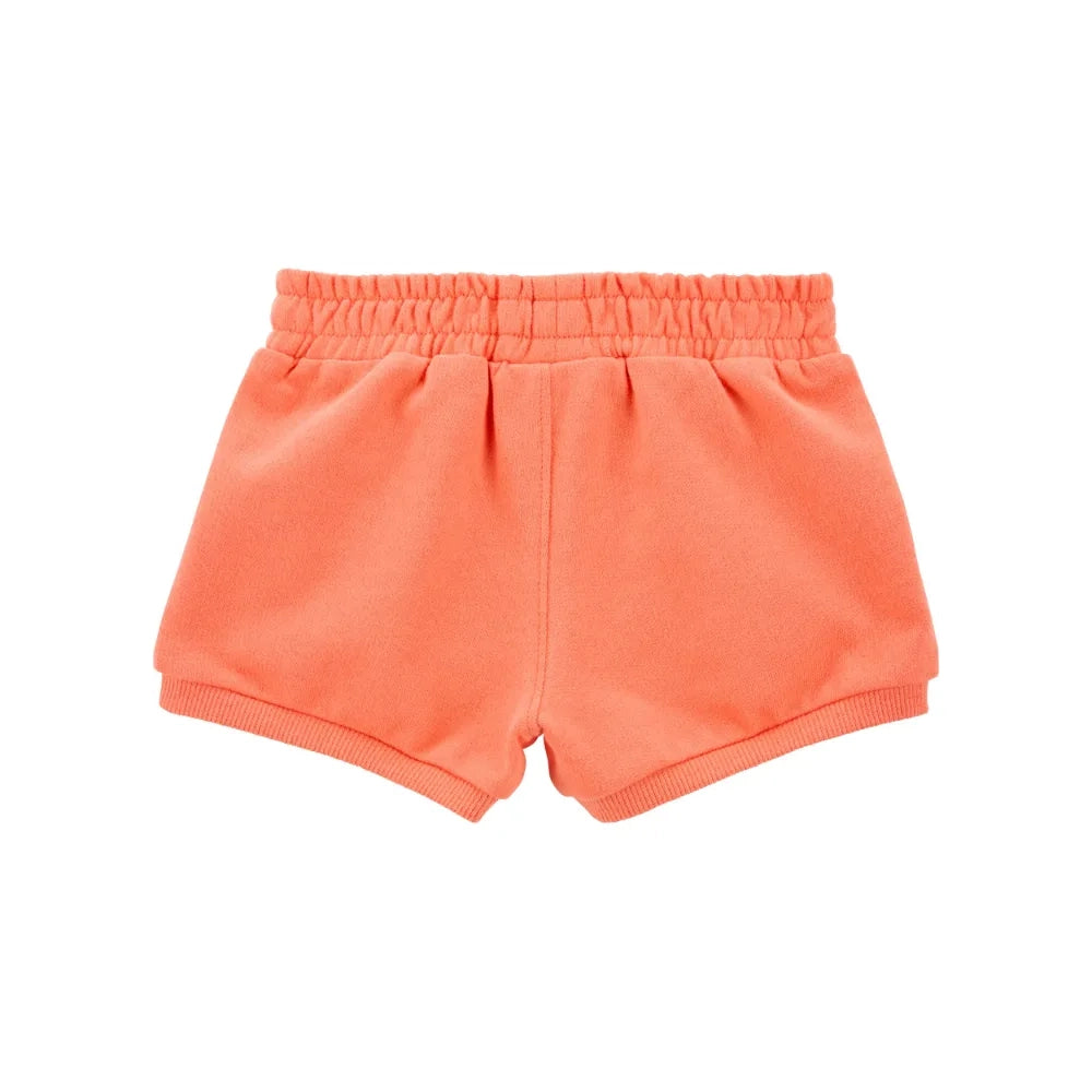 Short en Molleton à Enfiler Bébé Fille Carter's - Orange