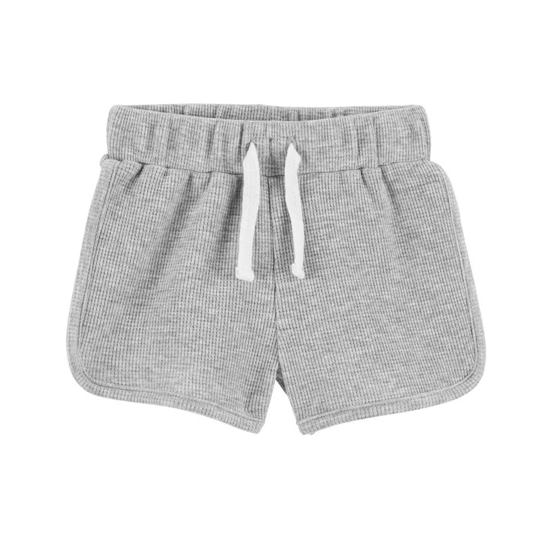 Shorts de punto tipo jersey de Carter's - Gris