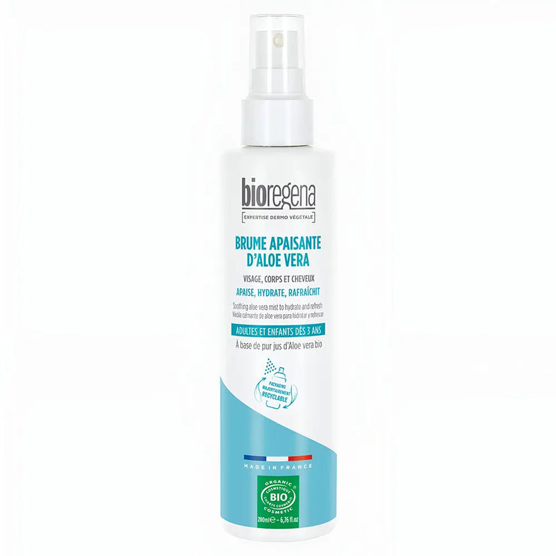 Bruma calmante de aloe vera Bioregena - 200 ml