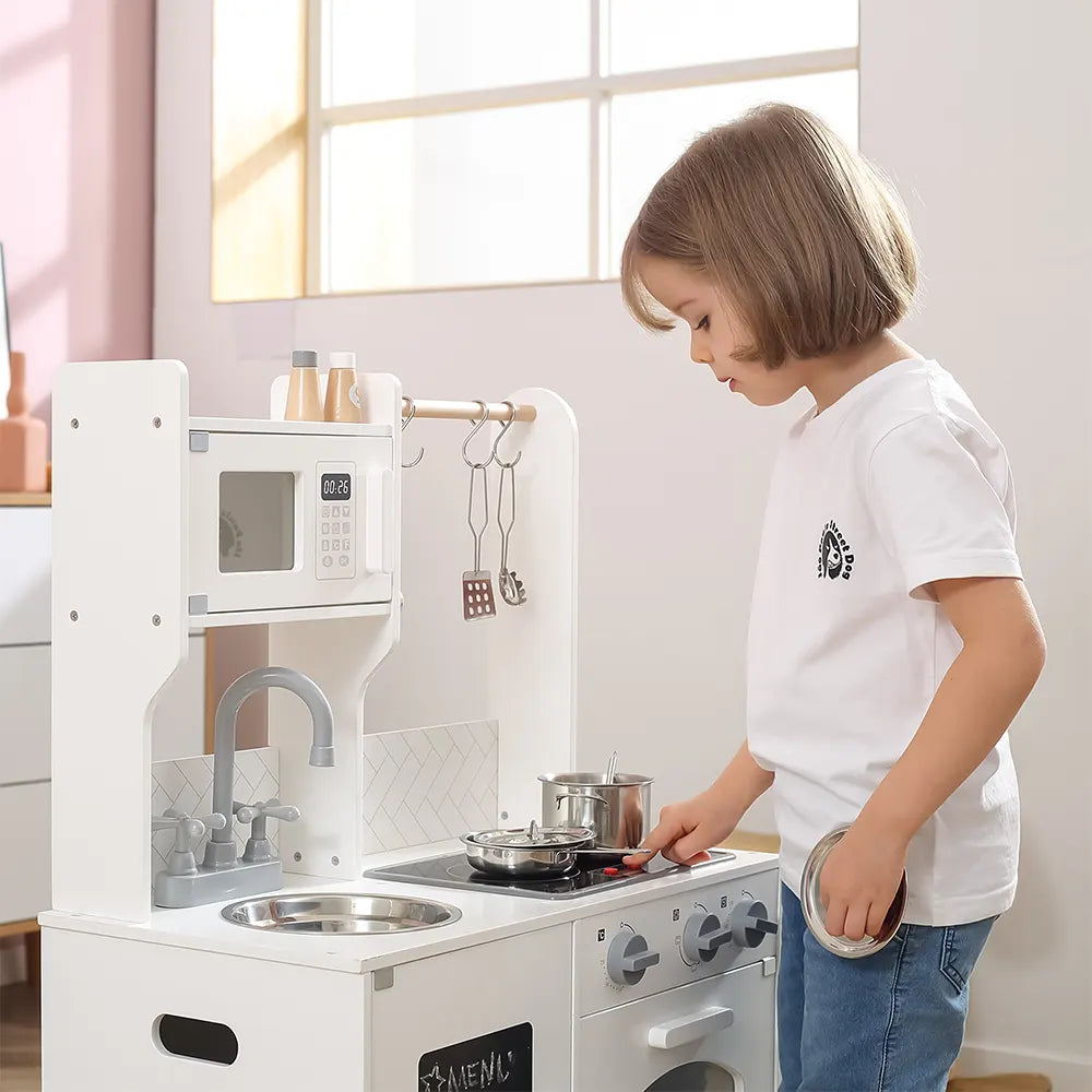 Viga Toys PolarB Littre Chef Cuisine avec Son 3A+ - Blanc
