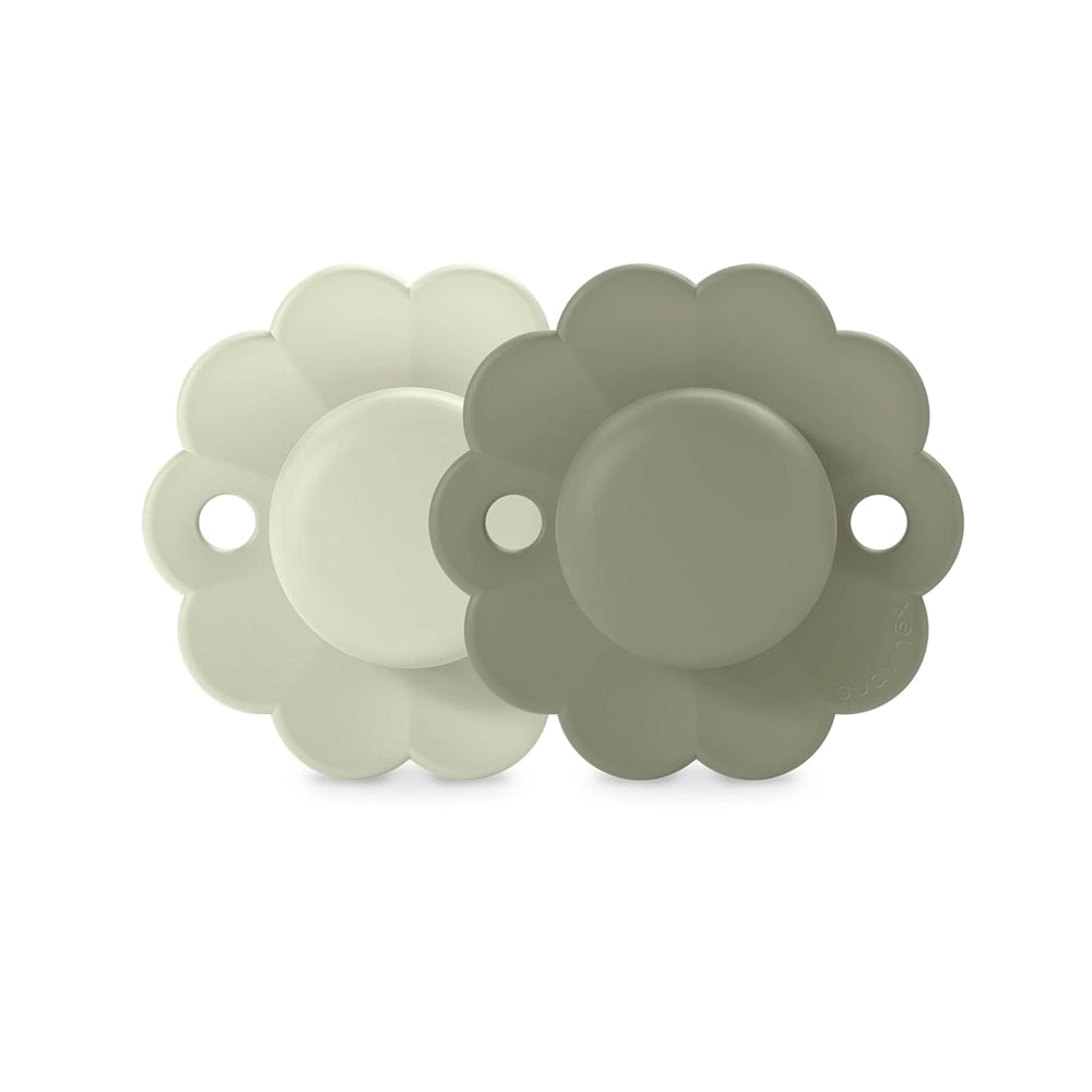 Suavinex Pack de 2 Sucettes Physiologique 6-18M - Aqua & Green