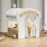 Parc de Jeux (188x226cm) + Maison + Toboggan + Cheval