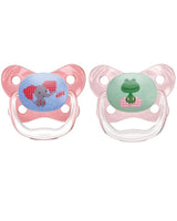 Dr. Brown's Pack de 2 Sucettes BUTTERFLY SHIELD Stage2 6-12M - Pink