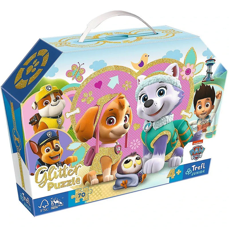Trefl Glitter Paw Patrol 70 Piece Puzzle - 4Y+
