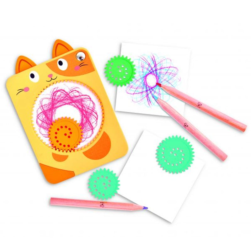 Hape Mandala Dessine et Tourne 3-6A - Chat